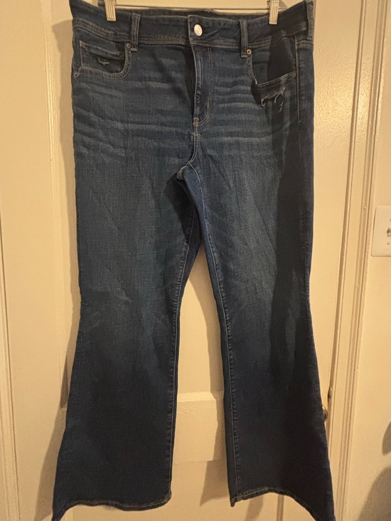 American Eagle Outfitters Denim - American Eagle Outfitters Dark Blue Flare Jeans